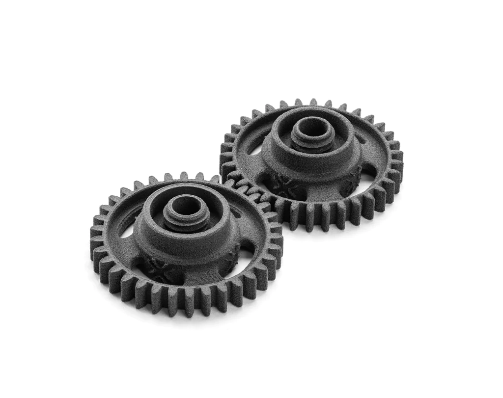 Pair of functional SLS 3D printed gears for end-use mechanical assemblies