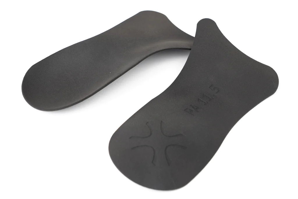 3D printed orthopedic insoles made from PA11.5 material