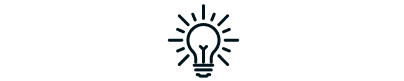 Light bulb icon. Alternative focus on pricing strategies, cost-saving tips, and investment insights.