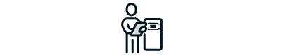 Person examining a machine. Guide on selecting the right 3D printer based on needs and use case.