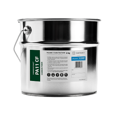 Sinterit PA11 CF Carbon Fiber Powder – 6 kg container.