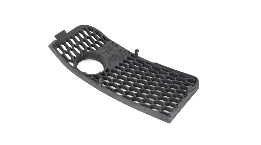 3D printed car grille element manufactured with SLS technology