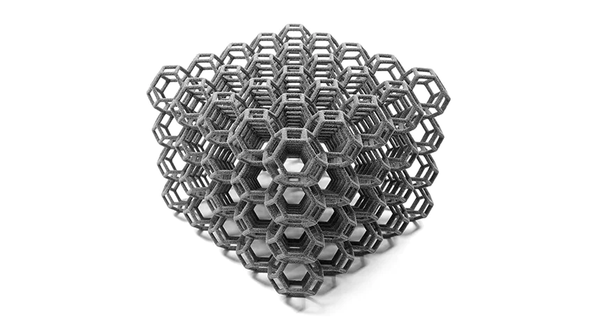 3D printed honeycomb lattice structure