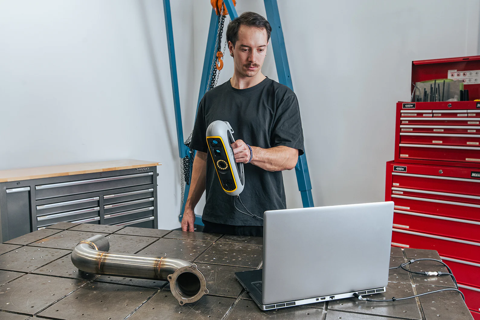 Peel 3D scanning pipe
